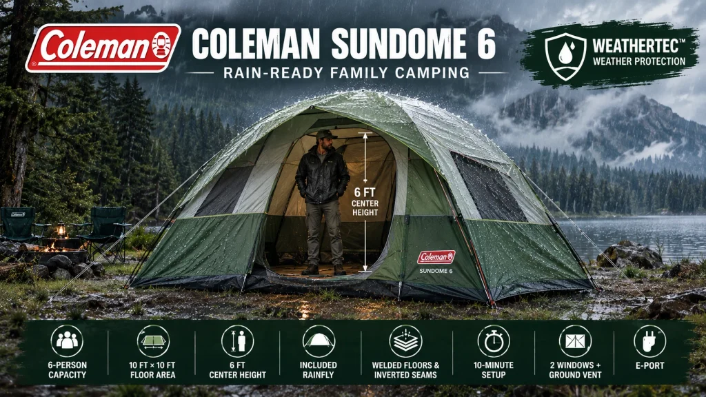 Coleman Sundome 6