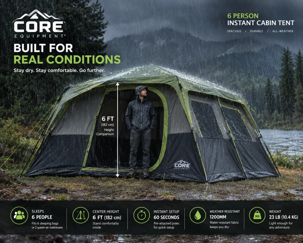 Core Equipment Instant Cabin 6