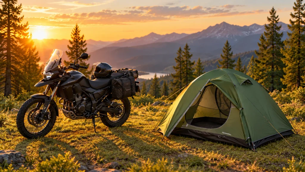 motorcycle tent