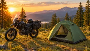 motorcycle tent